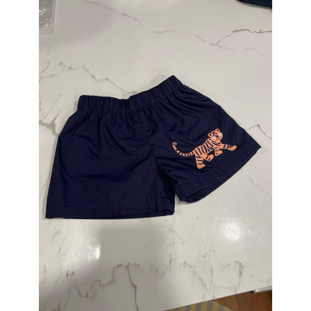 Beaufort Bonnet Company Shelton Shorts in Nantucket Navy tiger boys 6-12